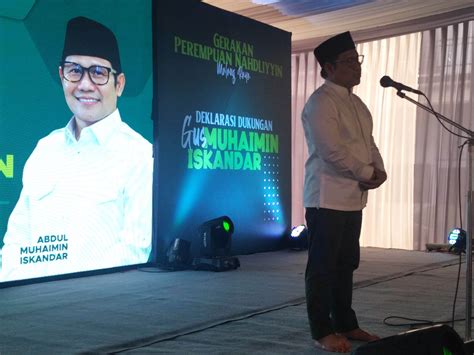 Perkembangan Terkini Dukungan dan Pendukung Muhaimin Iskandar